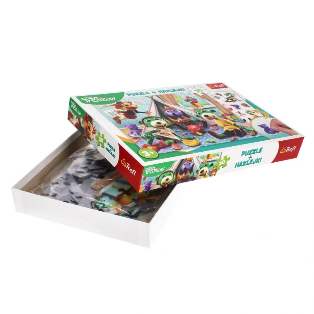 PUZZLE 30 ELEMENTS WITH STICKERS TREFLIK FAMILY TREFL 90989